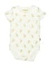 Rabbit Bear 100% Cotton Ivory Short Sleeve Onesie Size 0-3 mo - photo 1