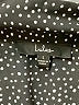 Lulus 100% Polyester Polka Dots Black Short Sleeve Blouse Size L - photo 7