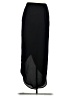 Annie Griffin Solid Black Formal Skirt Size 4 - photo 2