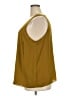 Nine West 100% Polyester Gold Sleeveless Blouse Size 2X - photo 5