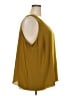 Nine West 100% Polyester Gold Sleeveless Blouse Size 2X - photo 4