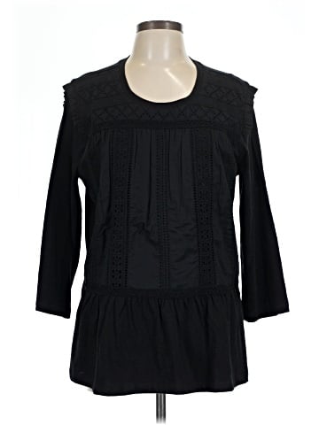 LOGO Lavish 3/4 Sleeve Blouse (view 1)