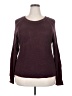 Moral Fiber 100% Acrylic Burgundy Pullover Sweater Size 2X - photo 1