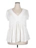 Torrid Ivory Short Sleeve Top Size 2X Plus (2) - photo 1