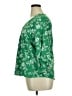 Cure 100% Polyester Green 3/4 Sleeve Blouse Size XL - photo 5
