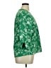 Cure 100% Polyester Green 3/4 Sleeve Blouse Size XL - photo 4