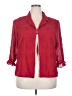 A.K.C. 100% Polyester Red Cardigan Size 18 - photo 1