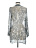 Peppe Peluso Silver 3/4 Sleeve Blouse Size M - photo 2