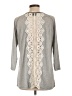Daytrip Gray 3/4 Sleeve Top Size L - photo 2