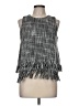 Mud Pie Gray Sleeveless Blouse Size M - photo 1