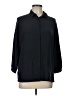 AKRIS 100% Silk Black 3/4 Sleeve Silk Top Size 12 - photo 1