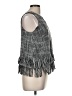 Mud Pie Gray Sleeveless Blouse Size M - photo 4