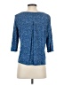 J.Jill Blue 3/4 Sleeve Top Size S - photo 2