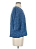 J.Jill Blue 3/4 Sleeve Top Size S - photo 4