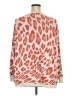 wonderly 100% Rayon Animal Print Pink Pullover Sweater Size 4X - photo 2