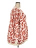 wonderly 100% Rayon Animal Print Pink Pullover Sweater Size 4X - photo 4