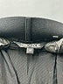 Nic + Zoe 100% Polyester Metallic Black Casual Skirt Size M - photo 4