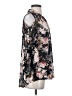 Ember 100% Polyester Floral Black 3/4 Sleeve Blouse Size S - photo 4