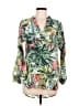 Rip Curl Tropical Green 3/4 Sleeve Blouse Size M - photo 1