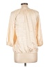 Ember 100% Polyester Ivory 3/4 Sleeve T-Shirt Size L - photo 2
