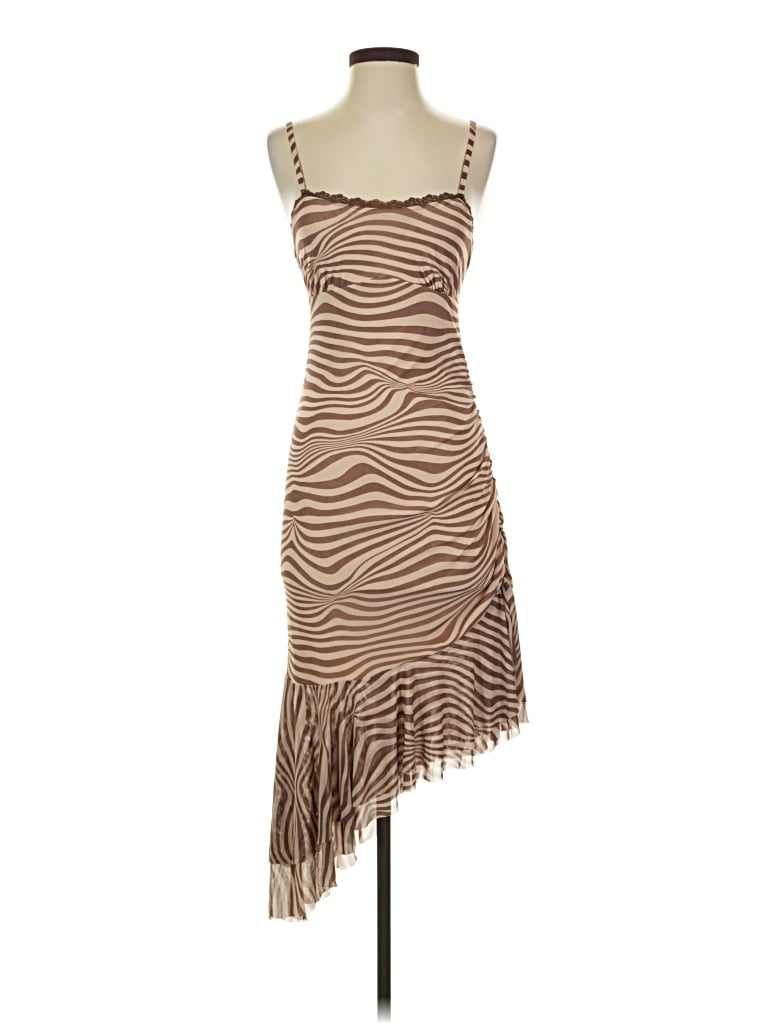 Pre-owned Wild Fable Cocktail Dress In Brown