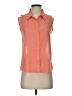 Active 100% Polyester Orange Sleeveless T-Shirt Size S - photo 1