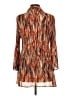 Sunny Leigh 100% Polyester Orange Long Sleeve Blouse Size L - photo 2