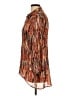 Sunny Leigh 100% Polyester Orange Long Sleeve Blouse Size L - photo 5