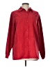 Relativity 100% Polyester Solid Red Long Sleeve Blouse Size L - photo 1