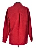 Relativity 100% Polyester Solid Red Long Sleeve Blouse Size L - photo 2