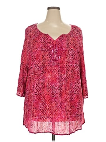 Catherines 3/4 Sleeve Blouse (view 1)