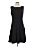 Tahari Solid Black Cocktail Dress Size 12 - photo 1