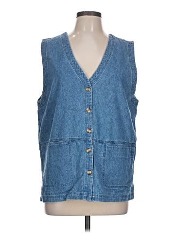 Appleseeds Denim Vest (view 1)
