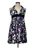 Candie's Paisley Black Cocktail Dress Size L - photo 1
