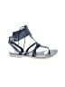 Free People 100% Leather Blue Sandals Size EU 38 - photo 1