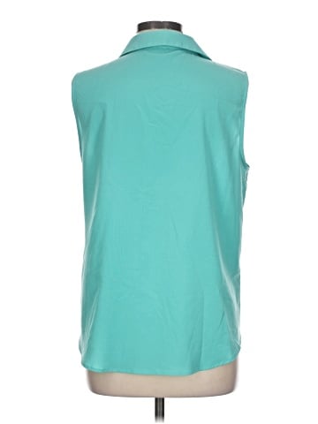 Ann Taylor Factory Sleeveless Button-Down Shirt (view 2)