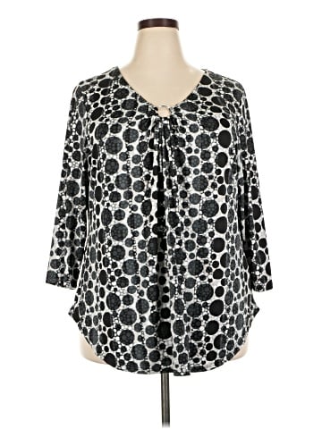 Ruby Rd. 3/4 Sleeve Blouse (view 1)
