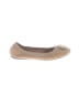 Tory Burch 100% Leather Gold Tan Flats Size 8 - photo 1