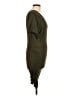 Leith Solid Green Casual Dress Size L - photo 4