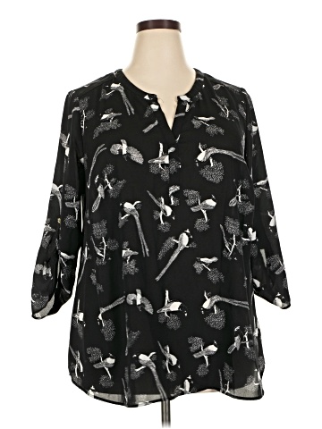 Gibson Latimer 3/4 Sleeve Blouse (view 1)
