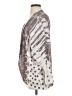 Charlotte Russe 100% Polyester Silver Cardigan Size S - photo 5