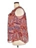 Daniel Rainn 100% Polyester Paisley Red Sleeveless Blouse Size 2X - photo 5