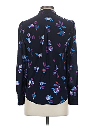 Rebecca Taylor Long Sleeve Silk Top (view 2)