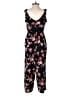 Divided by H&M Floral Black Jumpsuit Size 4 - photo 2