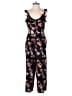 Divided by H&M Floral Black Jumpsuit Size 4 - photo 1