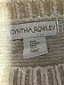 Cynthia Rowley TJX 100% Polyester Metallic Ivory Pullover Sweater Size M - photo 7