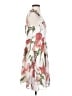 Paper Crown 100% Polyester Floral White Casual Dress Size S - photo 4