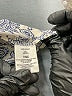 Theory 100% Silk Paisley Blue 3/4 Sleeve Silk Top Size P (petite) - photo 8