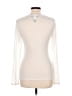 BCBGMAXAZRIA Ivory Long Sleeve Top Size M - photo 2