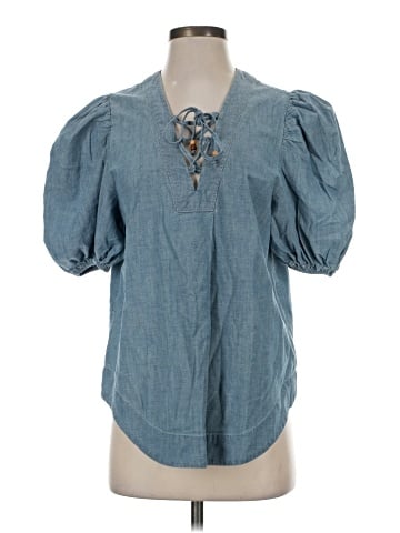 Lauren by Ralph Lauren Short Sleeve Blouse (view 1)